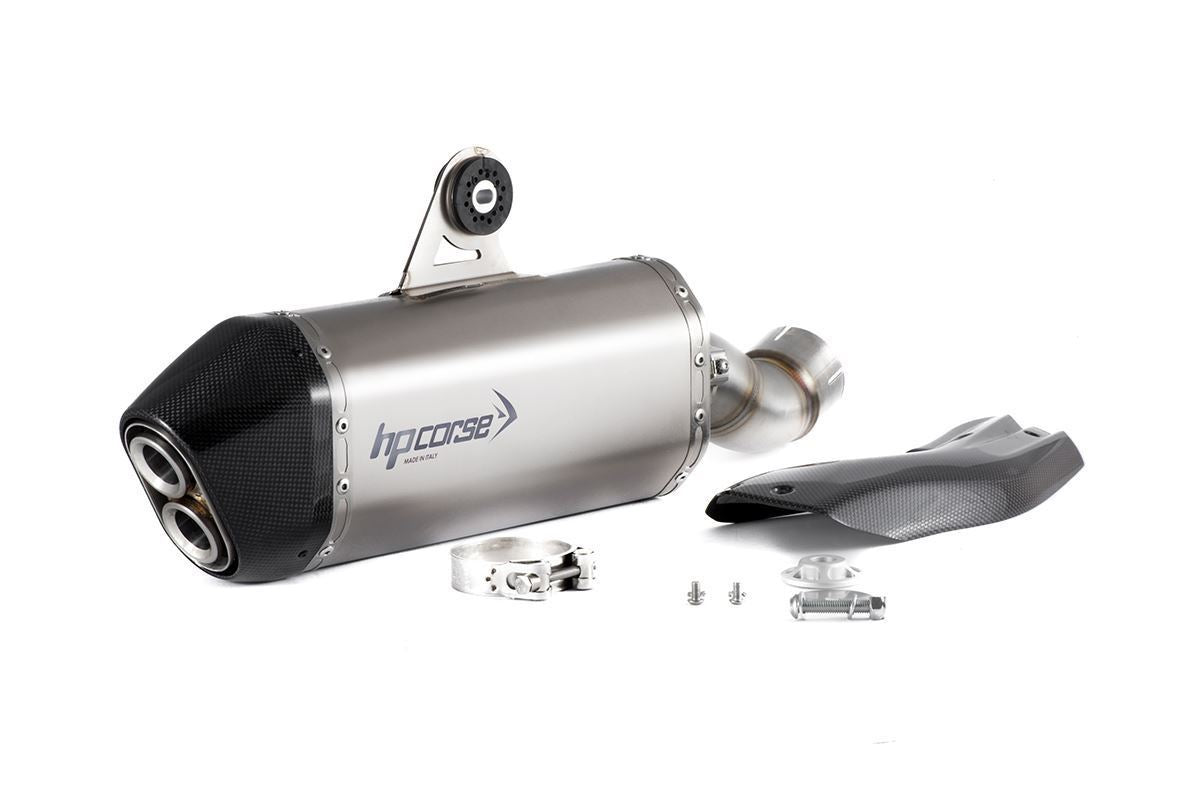 HP Corse Expace SPS Carbon Short Satin BMW R 1250 GS 2019-2023