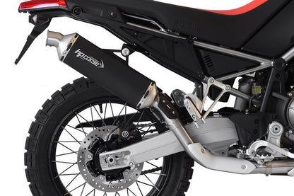 HP Corse Exhaust SP-1 Black Titanium Aprilia Tuareg 660 2022-2025