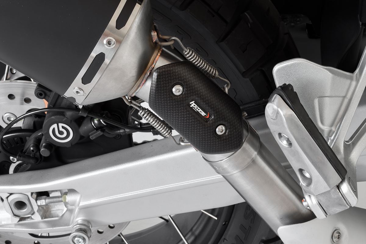 HP Corse Exhaust SP-1 Black Titanium Aprilia Tuareg 660 2022-2025