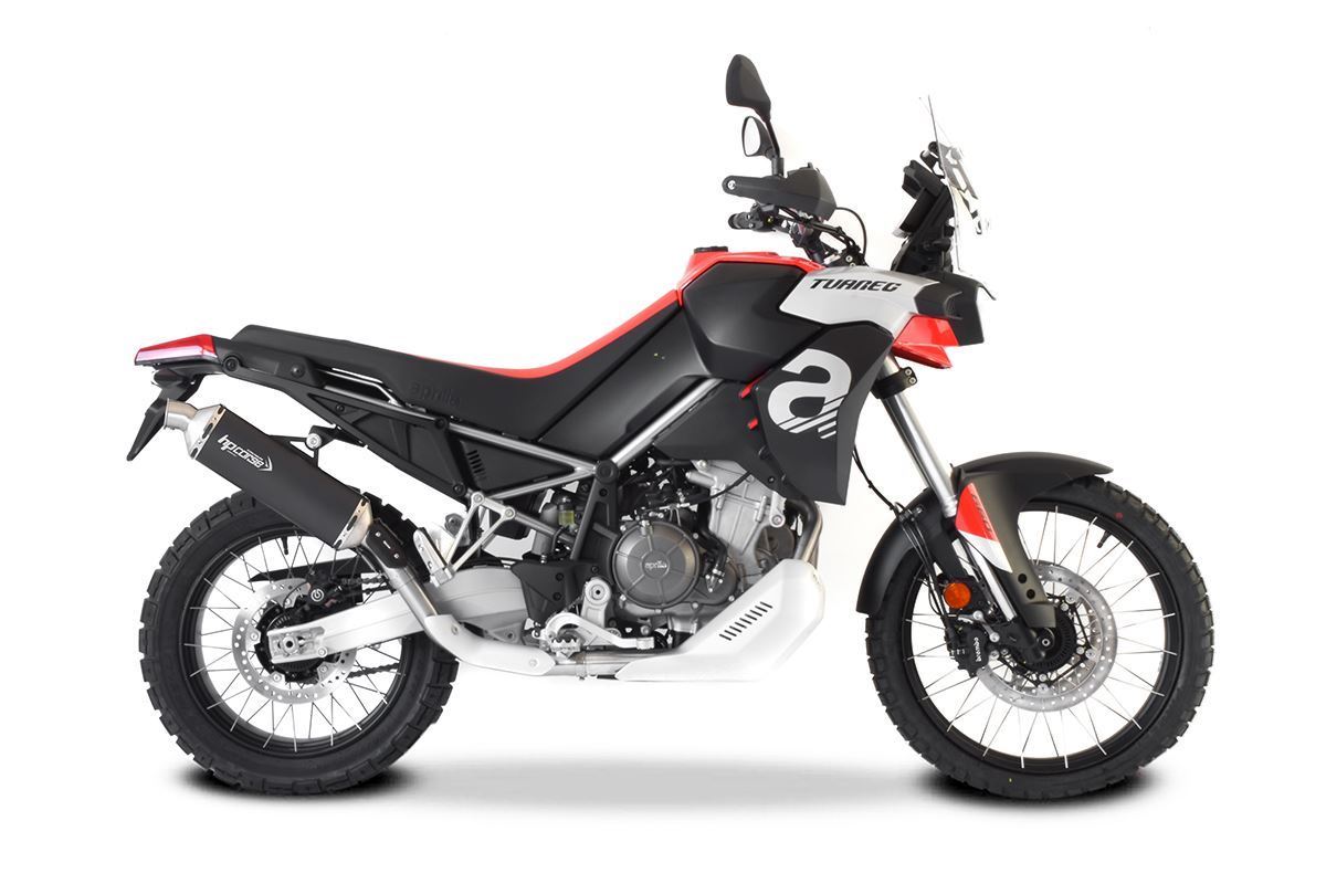 HP Corse Exhaust SP-1 Black Titanium Aprilia Tuareg 660 2022-2025