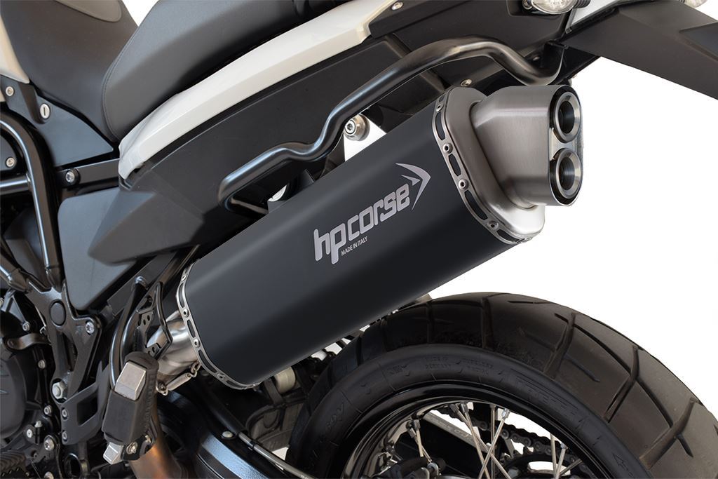 HP Corse Exhaust 4-track R Black BMW F 800 GS 2008-2017