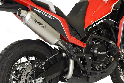 HP Corse Exhaust SP-1 Short Titanium Moto Morini X-Cape 649 2021-2024