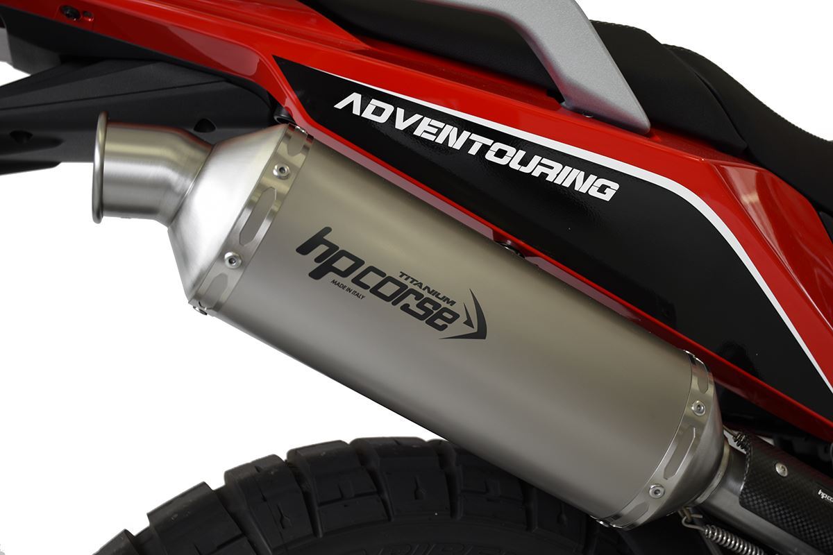 HP Corse Exhaust SP-1 Short Titanium Moto Morini X-Cape 649 2021-2024