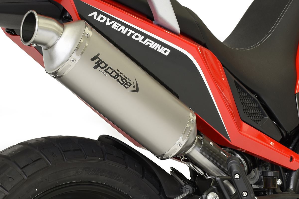 HP Corse Exhaust SP-1 Short Titanium Moto Morini X-Cape 649 2021-2024