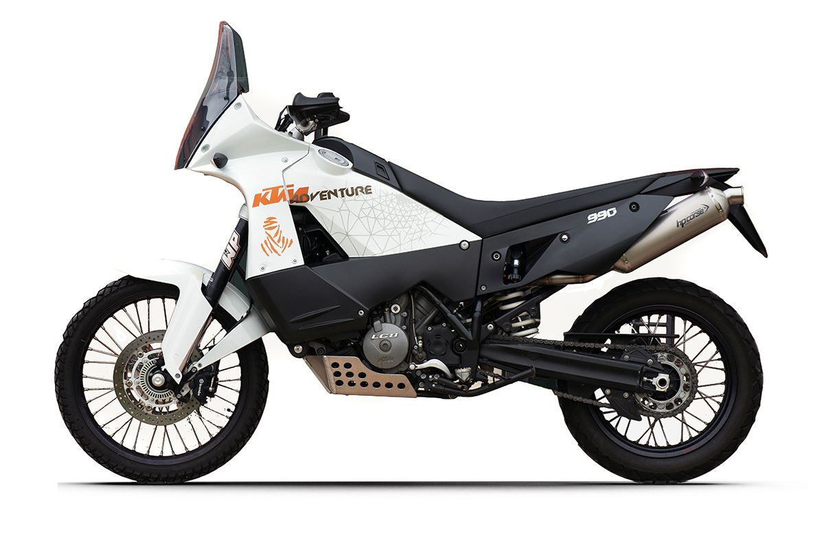 HP Corse Exhaust SP-1 Titanium (Double Exhaust) KTM 990 Adventure 2006-2014