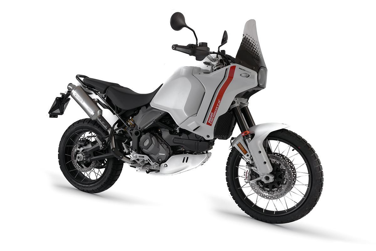 HP Corse Exputom SP-1 Titanio corto (para montaje alto) Ducati Desertx 2022-2024