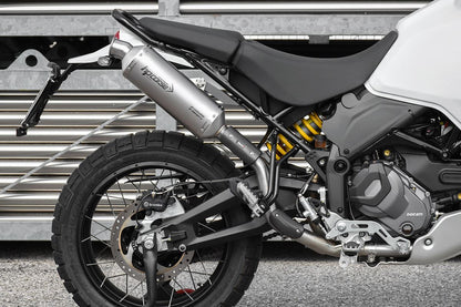HP Corse Exputom SP-1 Titanio corto (para montaje alto) Ducati Desertx 2022-2024