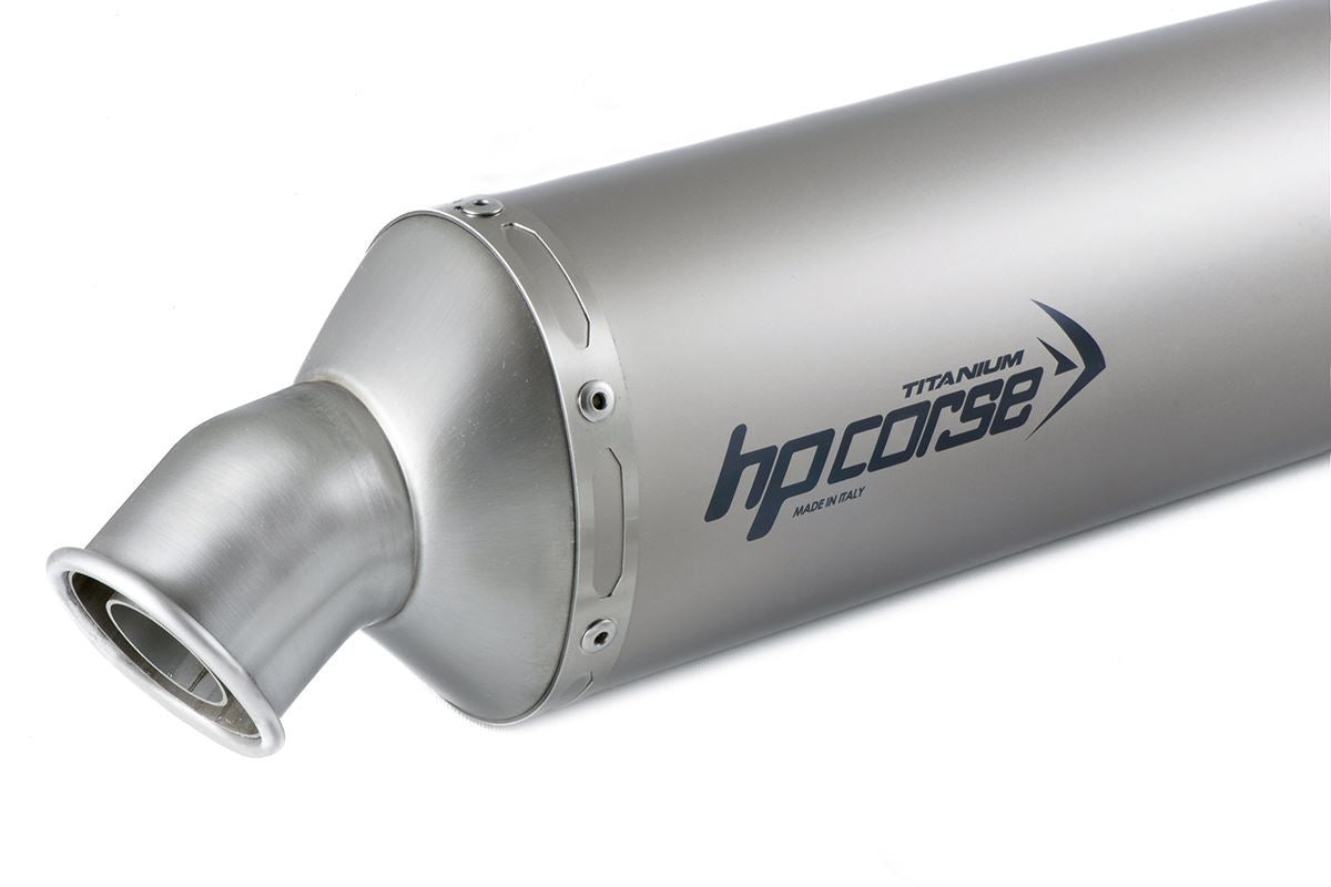 HP Corse Exputom SP-1 Titanio corto (para montaje alto) Ducati Desertx 2022-2024