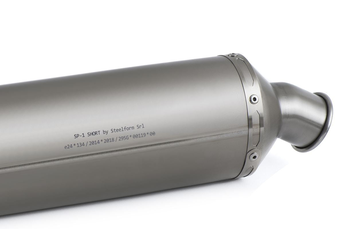 HP Corse Exputom SP-1 Titanio corto (para montaje alto) Ducati Desertx 2022-2024