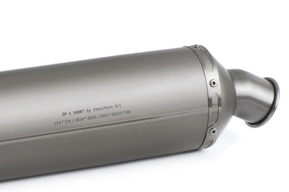 HP Corse Exputom SP-1 Titanio corto (para montaje alto) Ducati Desertx 2022-2024