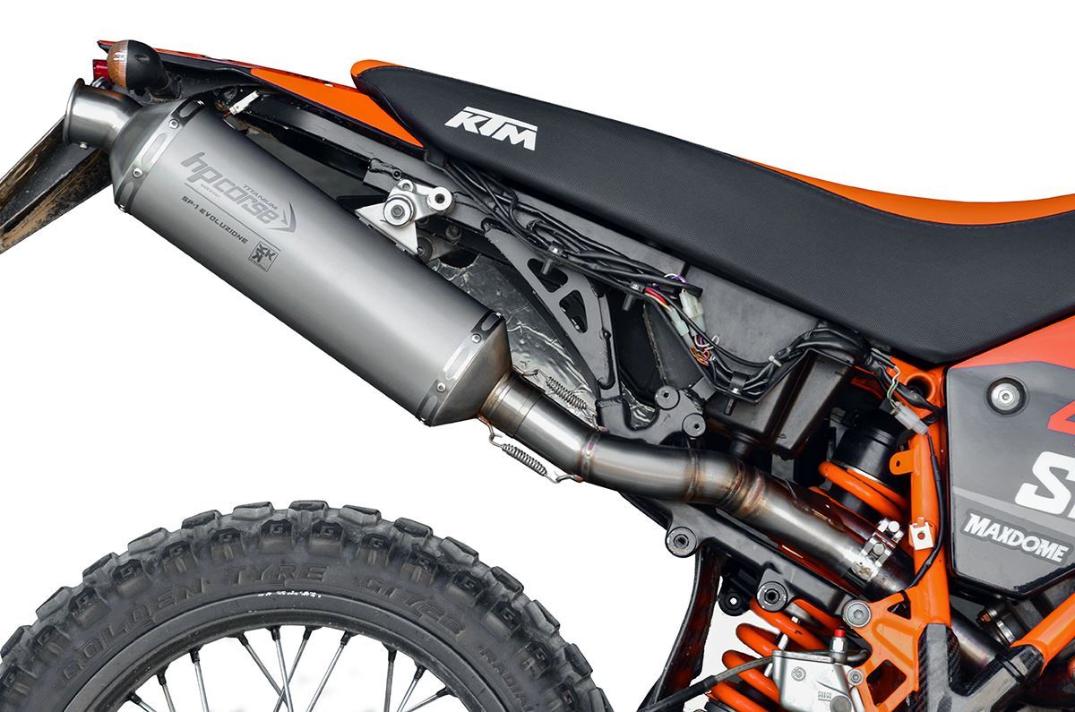 HP Corse Exhaust SP-1 Titanium (single exhaust) KTM 990 Adventure R 2006-2014