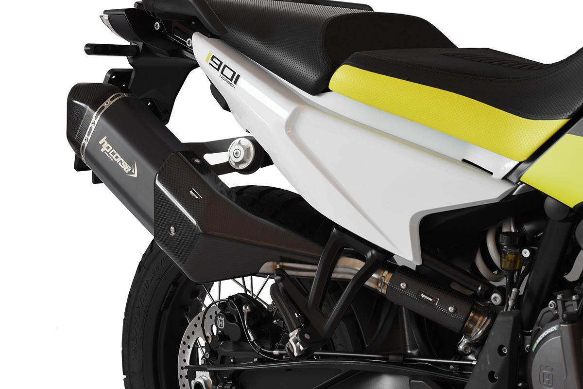HP Corse Exhaust SPS Carbon Short Black Husqvarna Norden 901 2022-2024