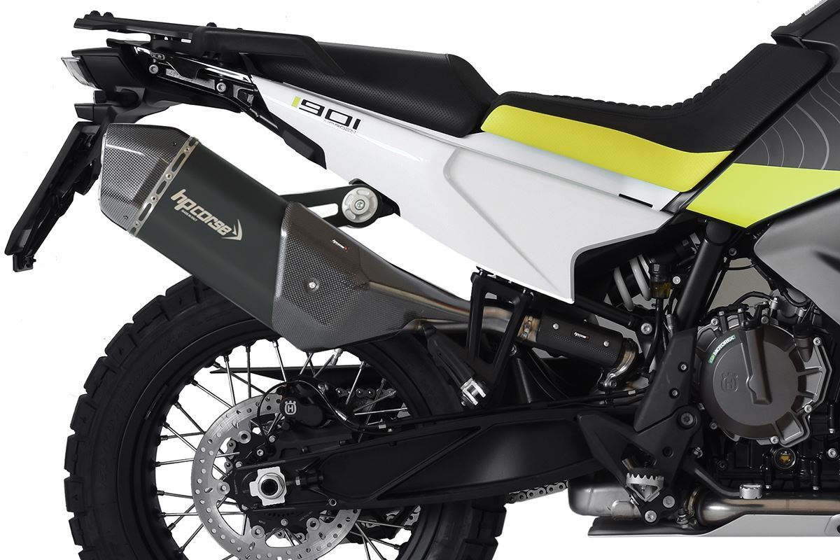 HP Corse Exhaust SPS Carbon Short Black Husqvarna Norden 901 2022-2024
