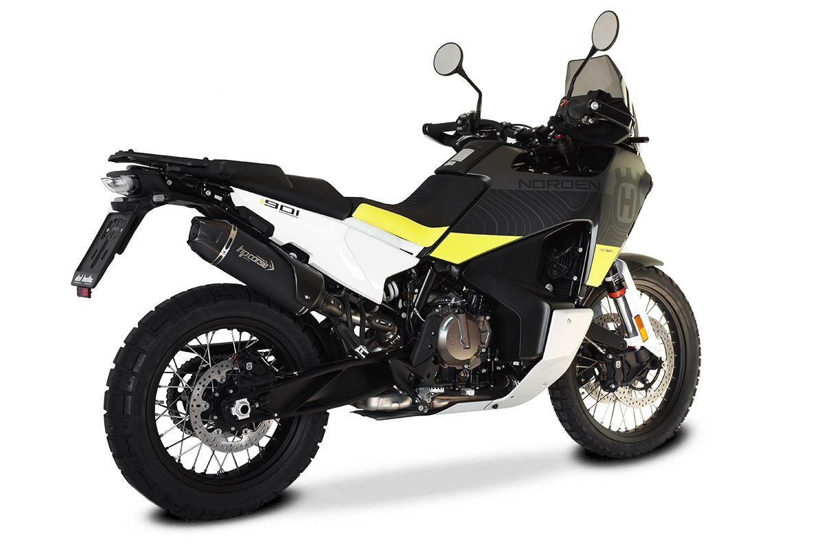HP Corse Exhaust SP-1 Carbon Short Black Husqvarna Norden 901 2022-2024