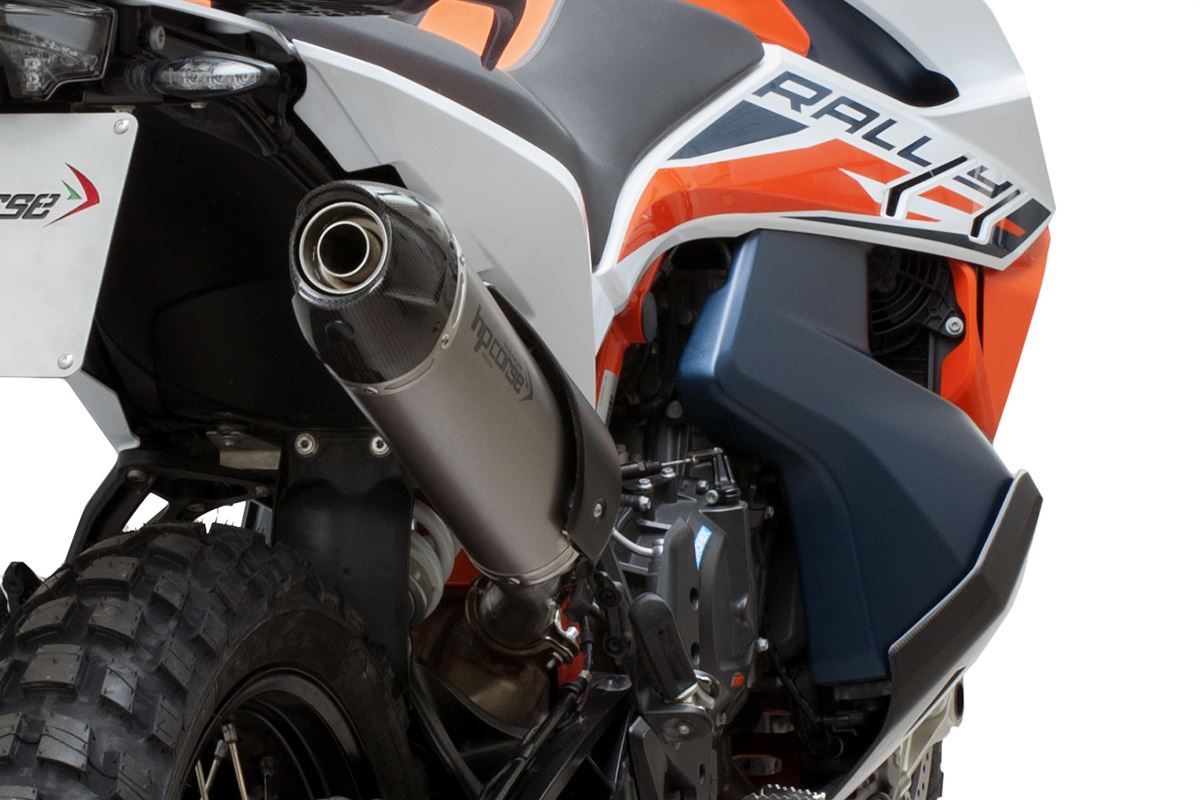 HP Corse Exhaust SP-1 Carbon Short KTM 890 Adventure 2021-2024