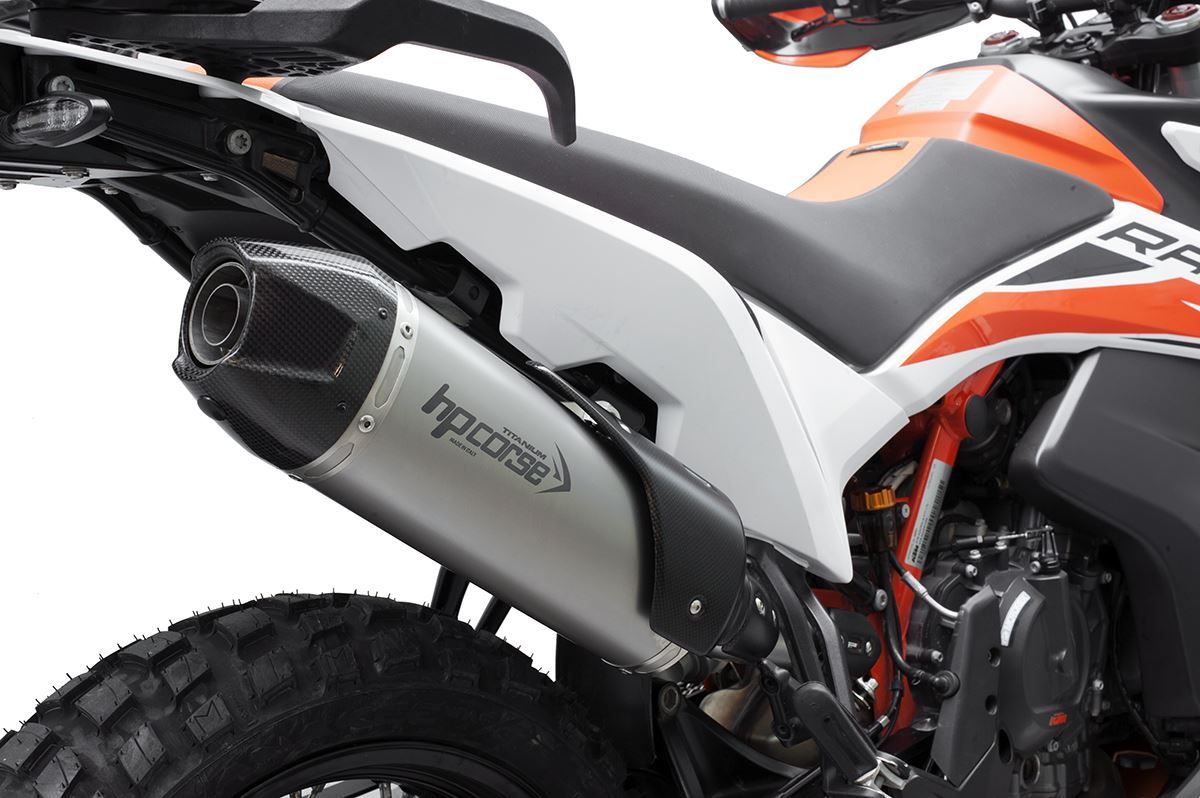 HP Corse Exhaust SP-1 Carbon Short KTM 890 Adventure 2021-2024