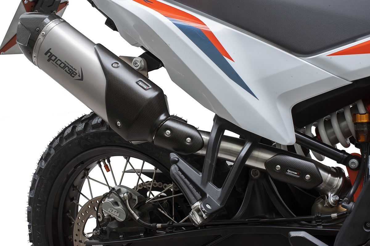 HP Corse Exhaust SP-1 Carbon Short KTM 890 Adventure 2021-2024
