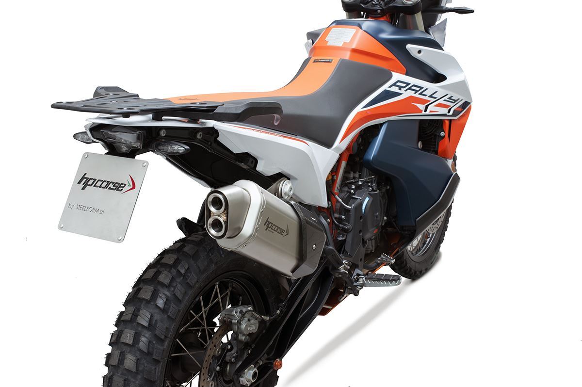 HP Corse Exhaust 4-track R Short Titanium KTM 890 Adventure 2021-2024