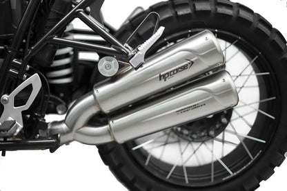 HP Corse Hydroform RS 300 dubbele slip-on uitlaat Satin BMW R Nine T (2017-2020)