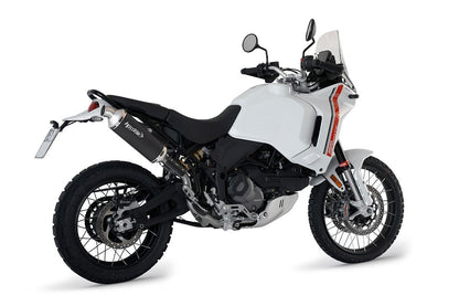 HP Corse Exputom SP-1 Titanio corto Negro (para Montaje alto) Ducati Desertx 2022-2024
