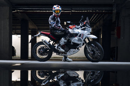 HP Corse Echout Sp-1 Titanio corto (para montaje bajo) Ducati Desertx 2022-2024
