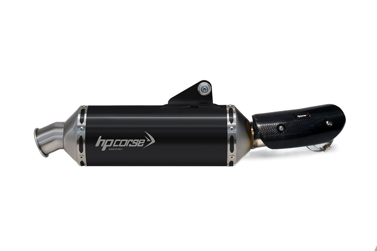HP Corse SP-1 Short Black slip-on uitlaat Royal Enfield Himalayan 450 (2024+)