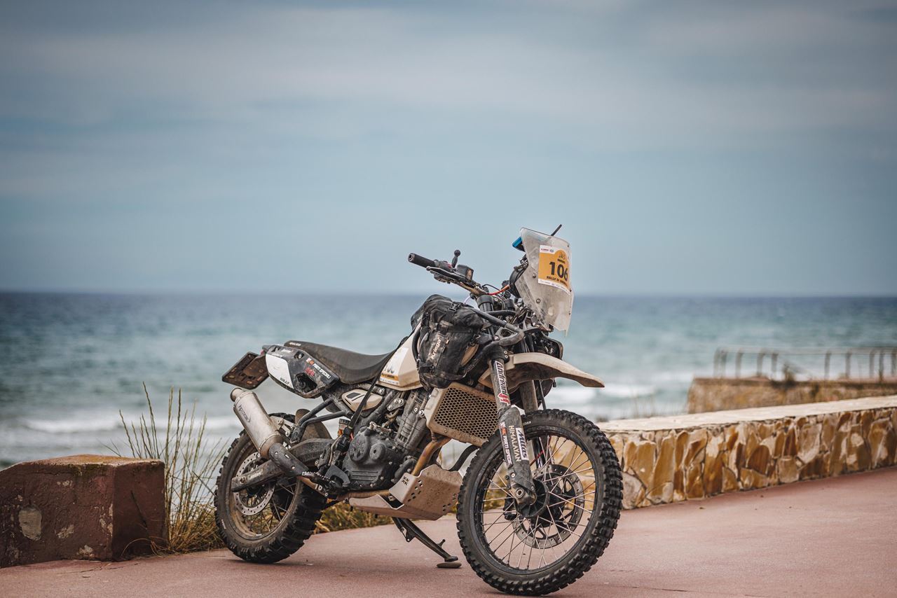HP Corse SP-1 Short Satin slip-on uitlaat Royal Enfield Himalayan 450 (2024+)