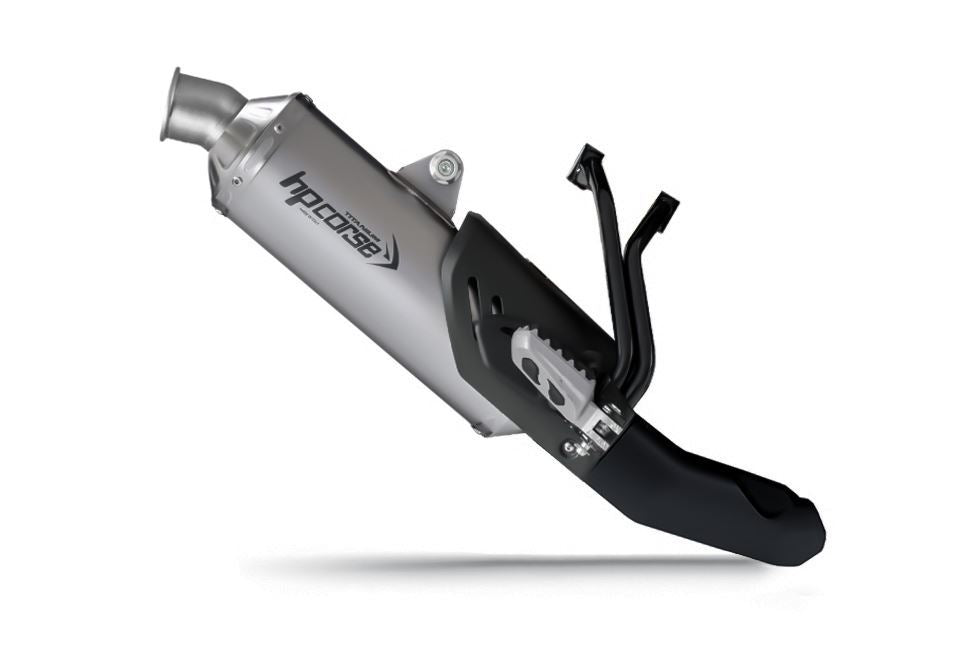 HP Corse Echout Sp-1 Titanio corto (para montaje bajo) Ducati Desertx 2022-2024