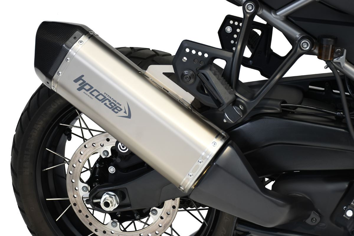 SPS Carbon 350 Titanium slip-on uitlaat Harley Davidson CVO Pan America 1250 (2021+)