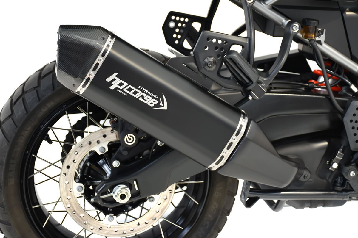 SPS Carbon 350 Black Titanium slip-on uitlaat Harley Davidson CVO Pan America 1250 (2021+)