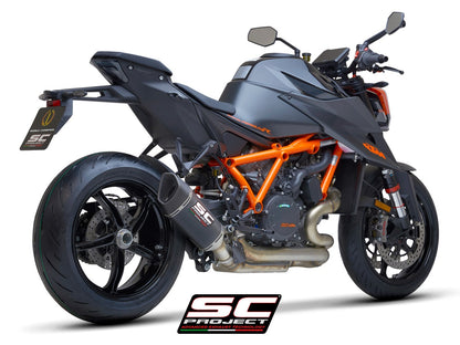 SC1 -R exhaust KTM 1290 Superduke R 2020+ - Huls: Titanium