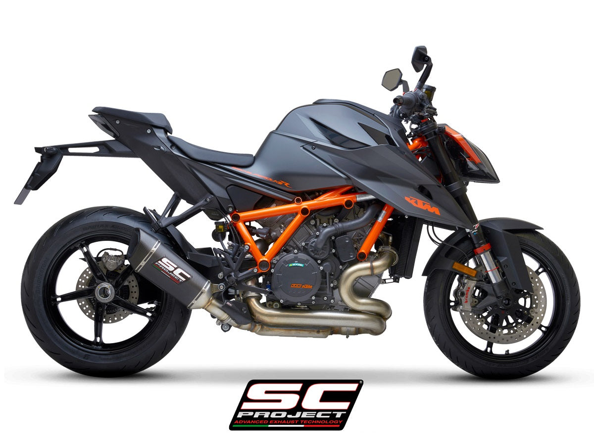 SC1 -R exhaust KTM 1290 Superduke R 2020+ - Huls: Titanium
