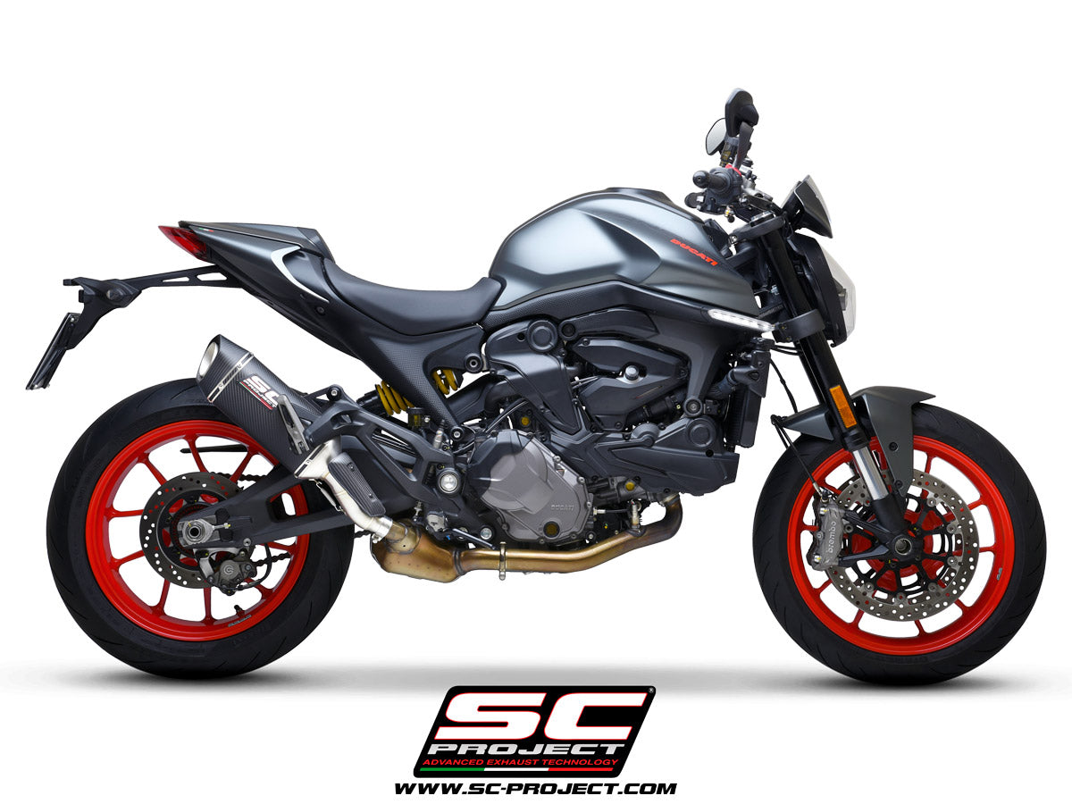 SC-Project SC1-S uitlaatdemper carbon Ducati Monster 950 (2021-2025)