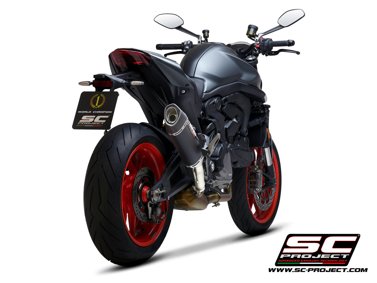 SC-Project SC1-S uitlaatdemper carbon Ducati Monster 950 (2021-2025)