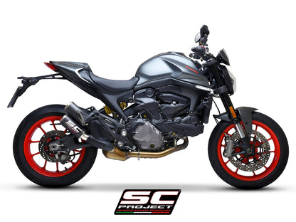 SC project Twin CR-T Carbon Exhaust Ducati Monster 937 2021+