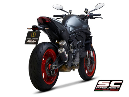 SC project Twin CR-T Carbon Exhaust Ducati Monster 937 2021+