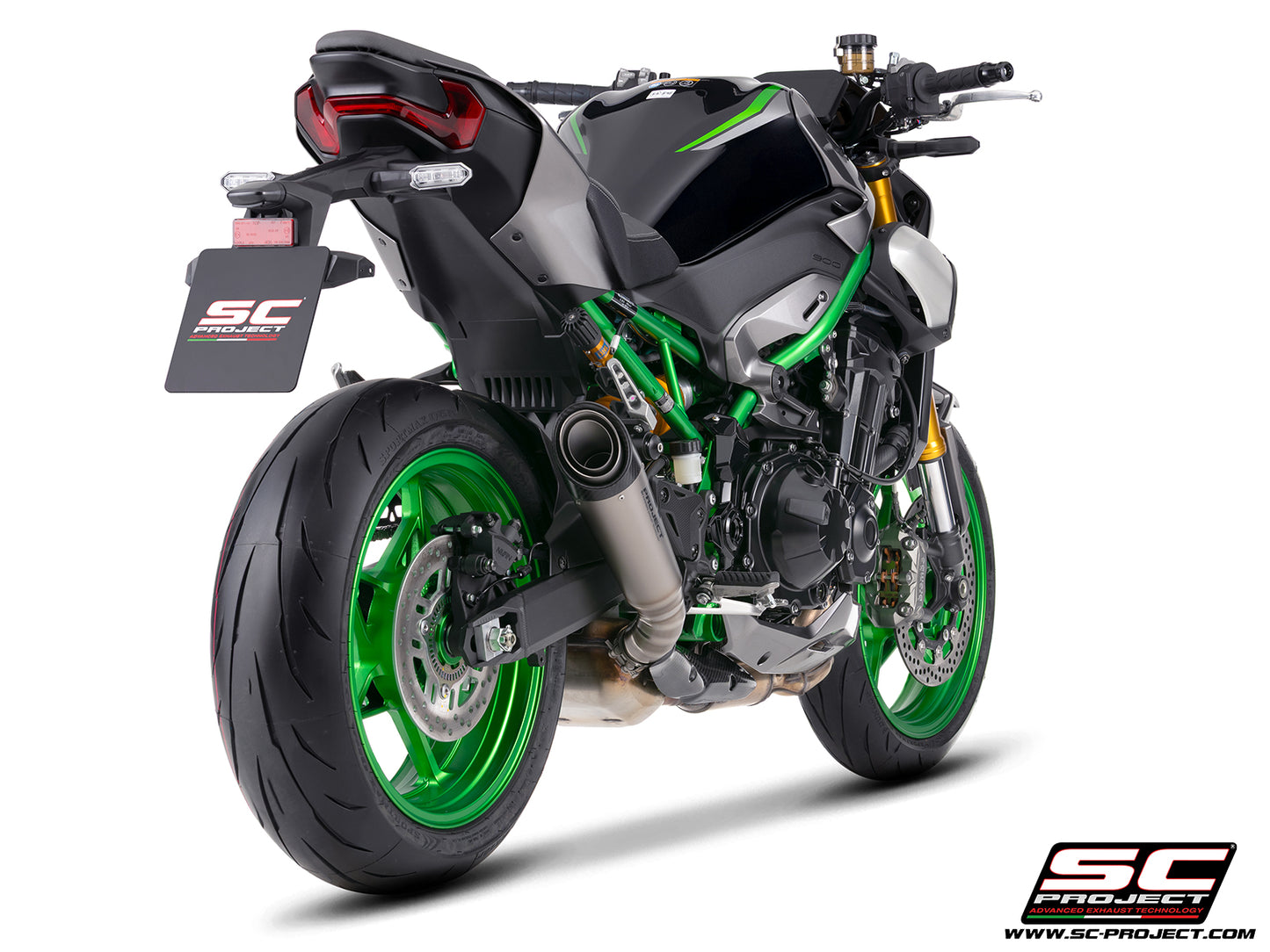 SC-Project S1 Titanium slip-on uitlaat Kawasaki Z900 (2025+)