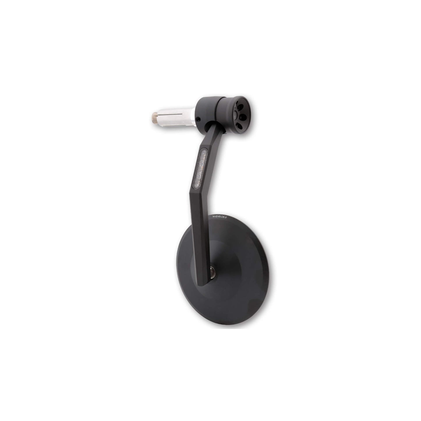 Highsider Montana Rim Handlebar End Mirror with Led Turn Signal/Position Light