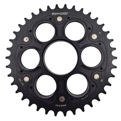 SuperProx Back-tooth Wheel Stealth Edge 525 38T Black Ducati 1098 (2007-2008)