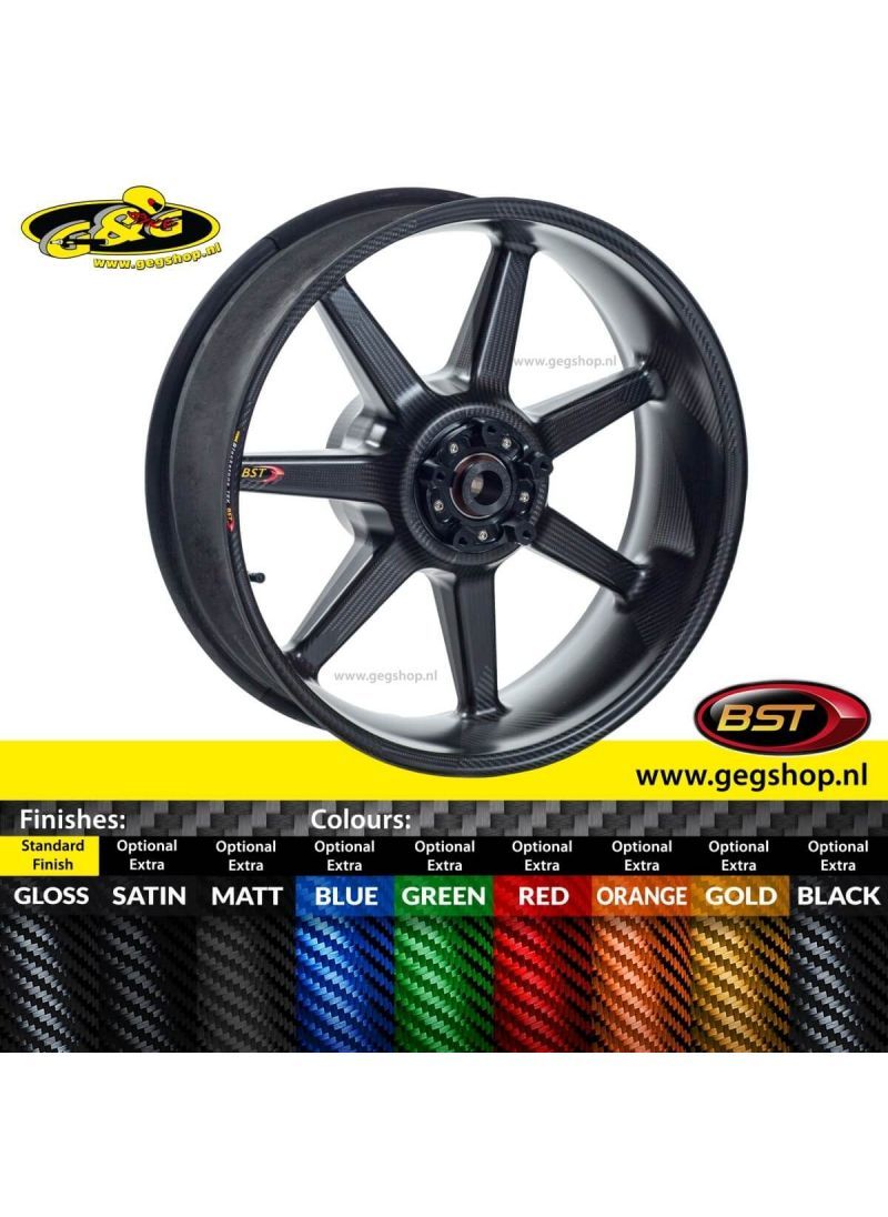 BST Carbon Achtervelg Mamba TEK 6,25 x 17" Suzuki GSXR1000 2009 - 2016