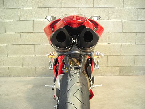G&G Big Oval Exhaust Set Ducati 1198