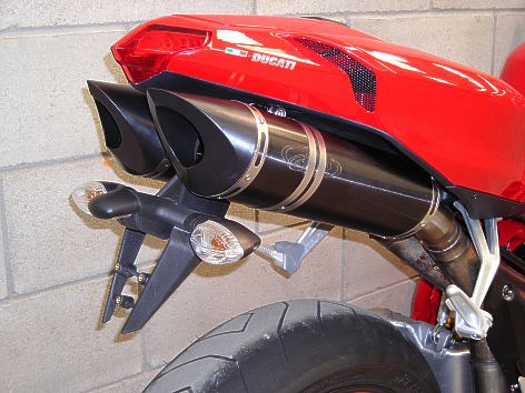 G&G Big Oval Exhaust Set Ducati 1198