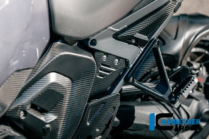 Frame driehoek-cover links voorste deel mat carbon BMW R1300GS Adventure (2024+)