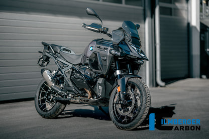 Extensión del guardabarros delantero «pico» de carbono mate BMW R1300GS Adventure Trophy (2024+)