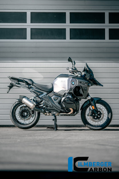 Rechte Abdeckung des Luftansaugungspanels mattes Carbon BMW R1300GS Adventure Option 719 Karakorum (2024+)