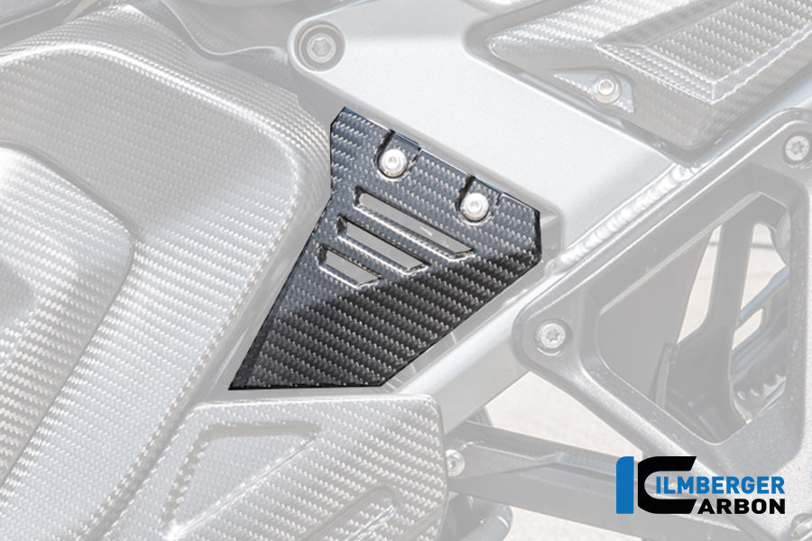 Frame driehoek-cover links voorste deel mat carbon BMW R1300GS Adventure (2024+)