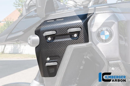 Radiator zijpaneel links met montagepunten voor zijkoffers mat carbon BMW R1300GS Adventure Trophy (2024+)