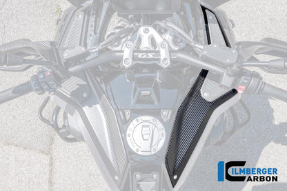 Zijkuip onder de tank rechts (bovenpaneel) mat carbon BMW R1300GS Adventure (2024+)
