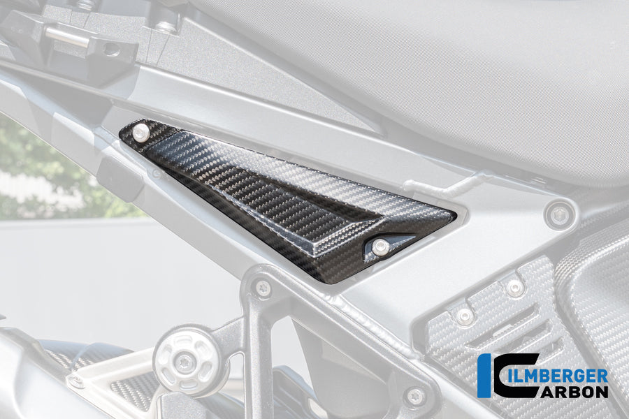Frame driehoek-cover rechts achterste deel mat carbon BMW R1300GS Adventure Option 719 Karakorum (2024+)