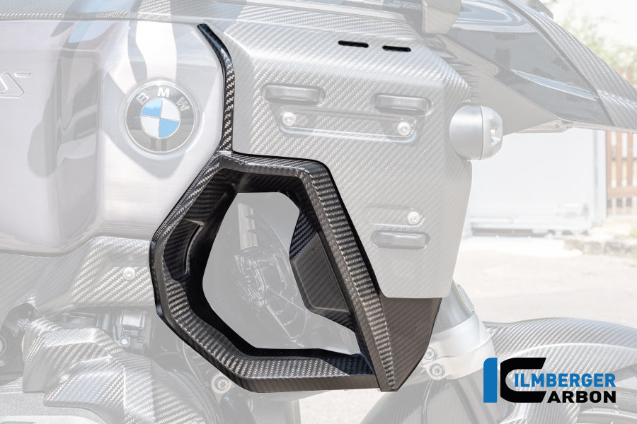 Luchtinlaat paneel cover rechts mat carbon BMW R1300GS Adventure Trophy (2024+)